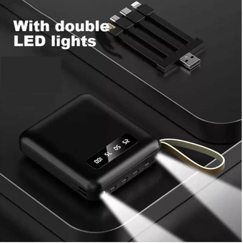 10000Mah Digital Display Power Bank As-50311 Black