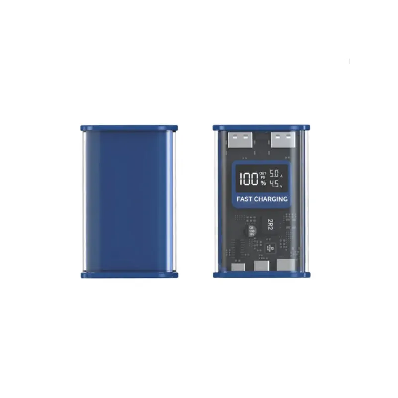 10000Mah Transparent Power Bank Tr-956 Blue