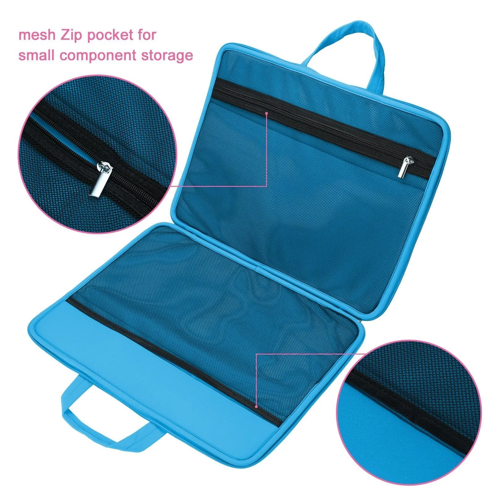 14-Inch Laptop Sleeve Travel Storage Case Pouch Cover with Pockets