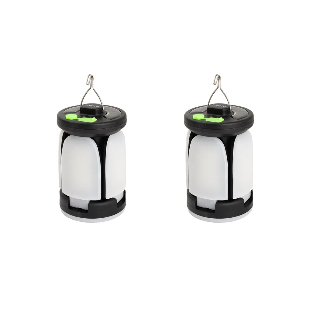 2  QUADPOD CAMPING LANTERNS