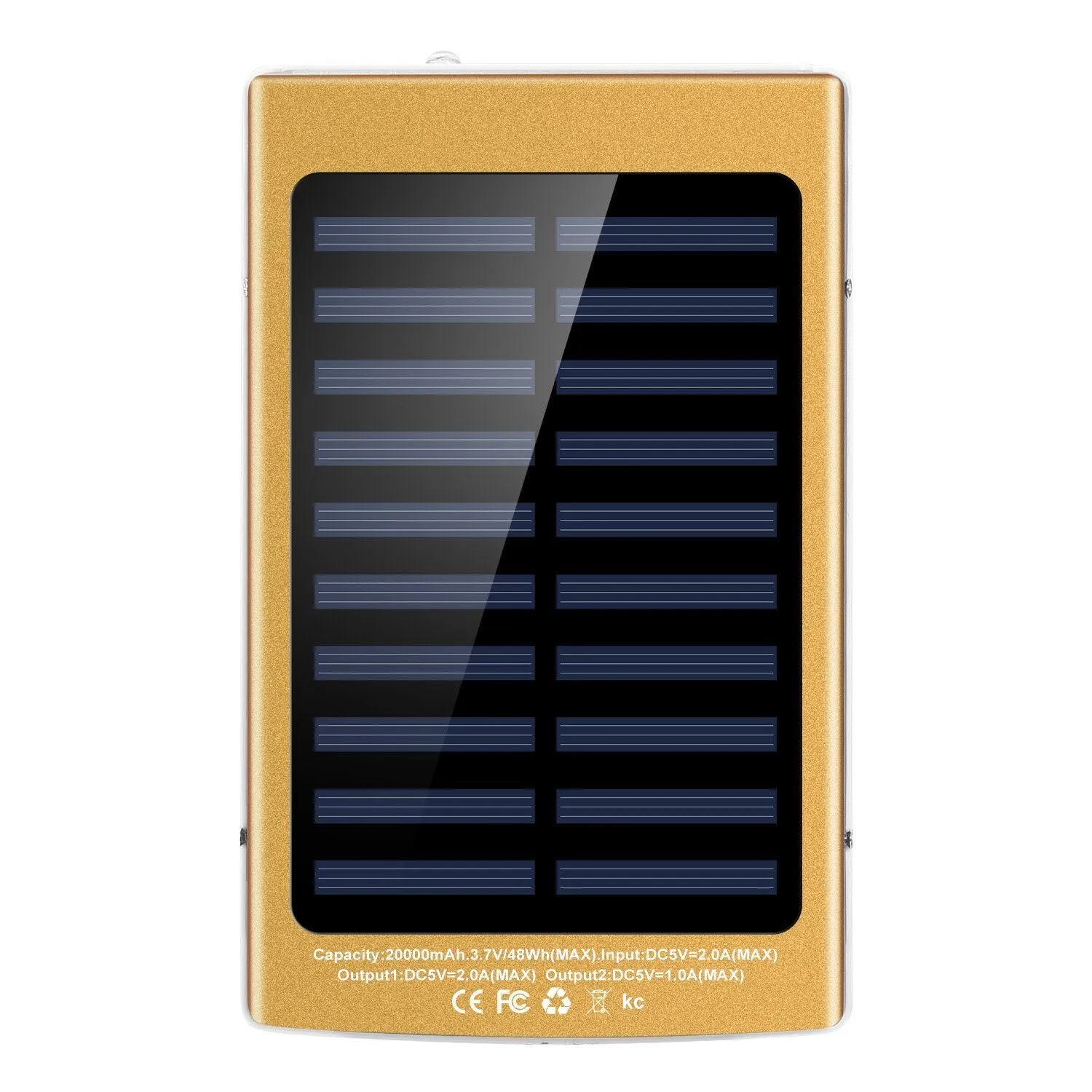 20,000mAh Solar Power Bank