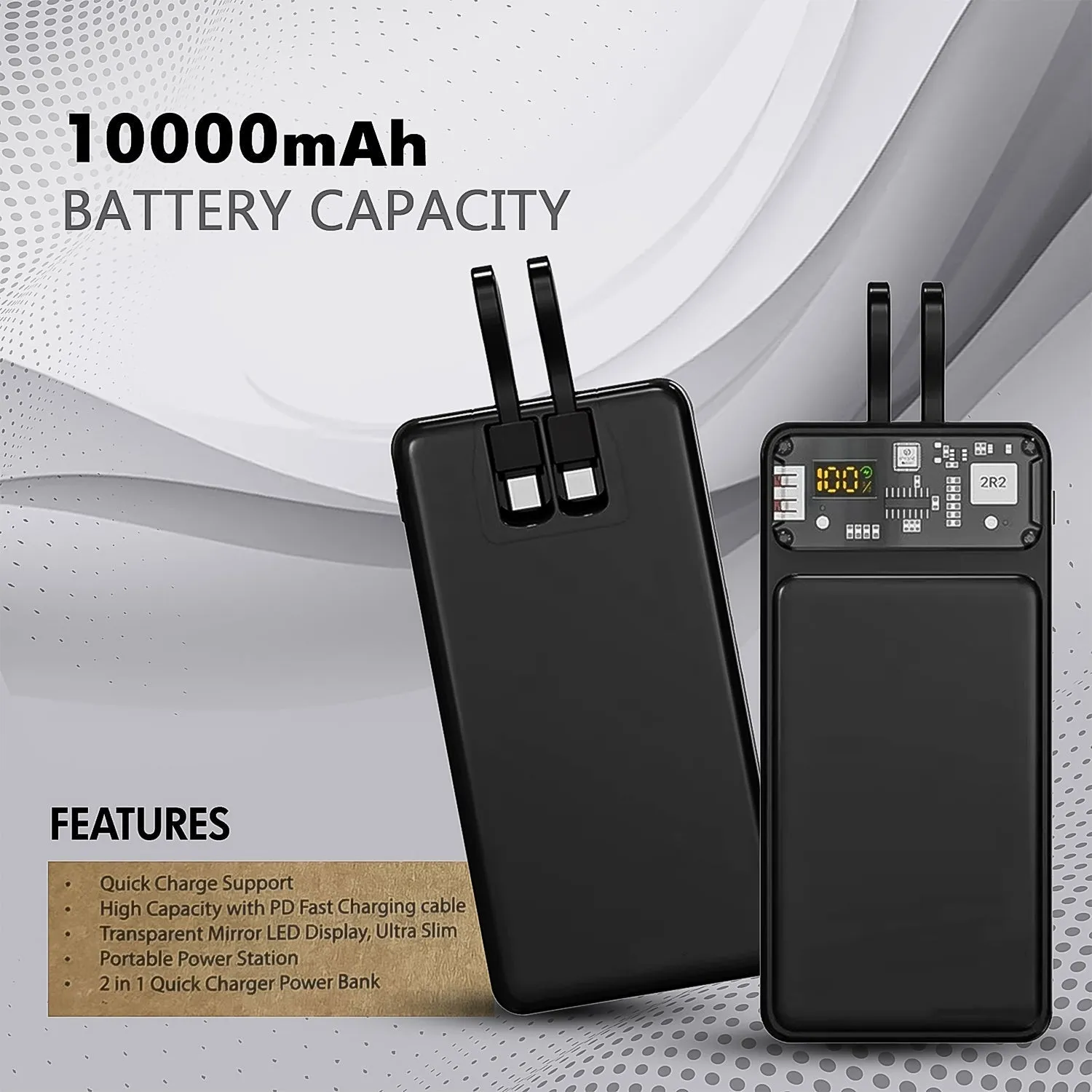 22W Fast Charging Power Bank (10000 mAh)