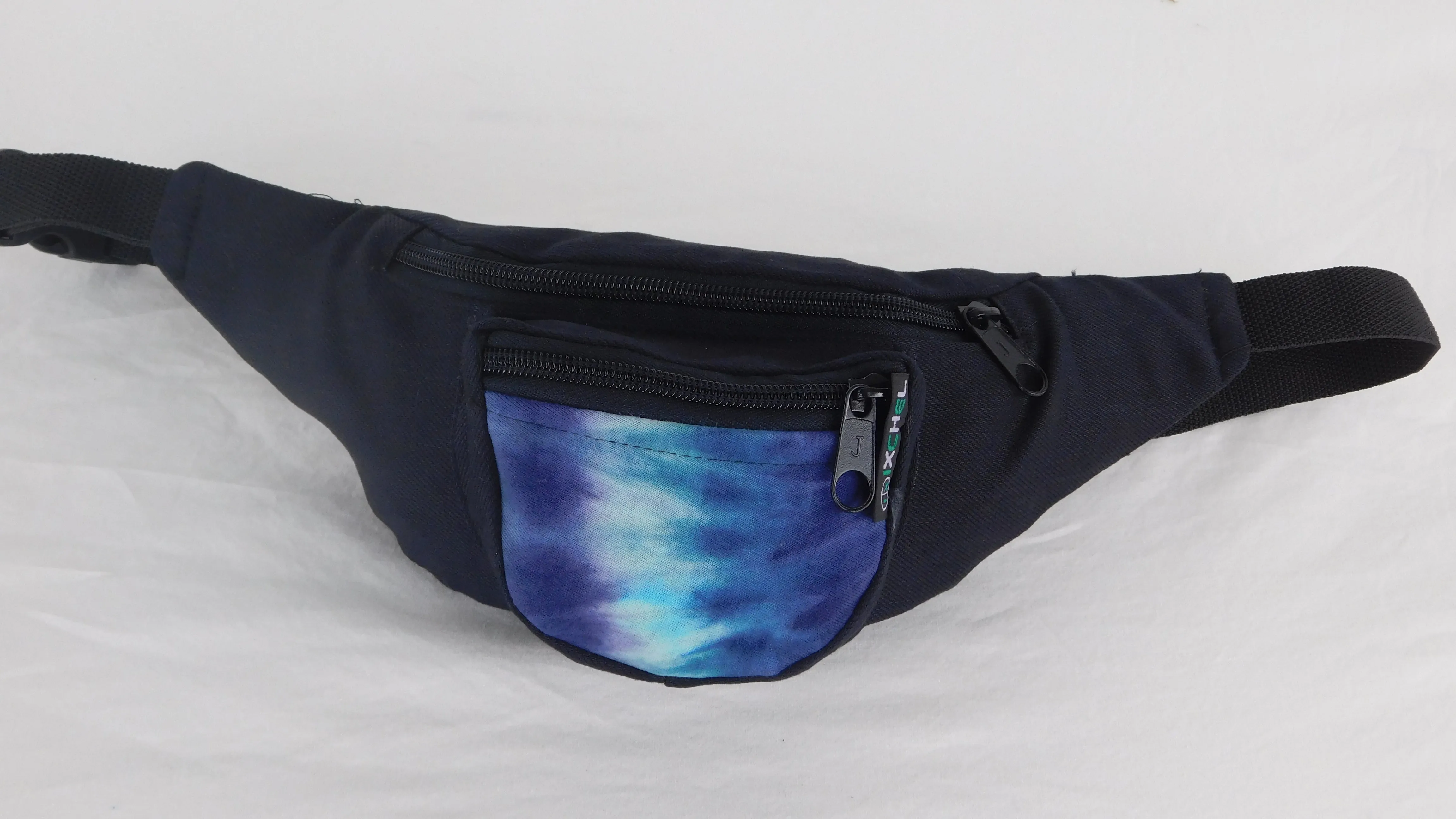 3 Pocket Waist Pack with Tie Dye trim