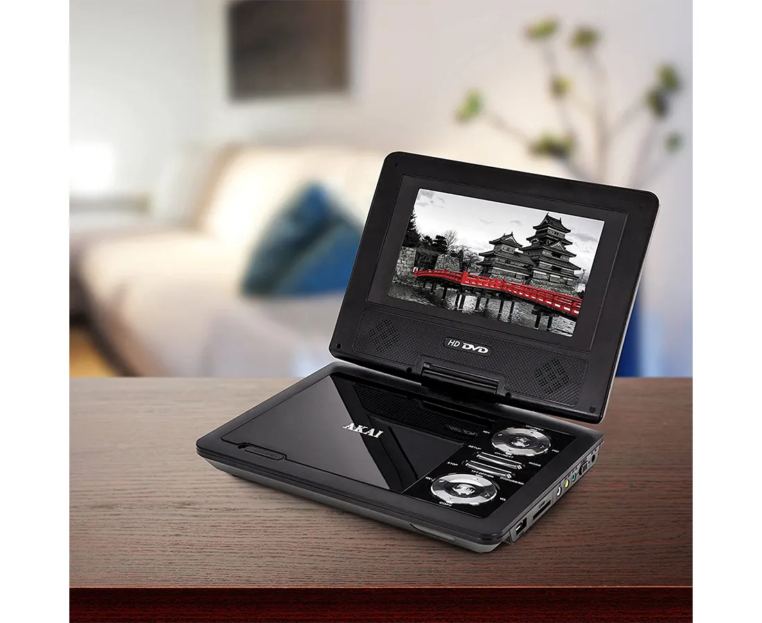 7" Portable DVD Player with Swivel Screen