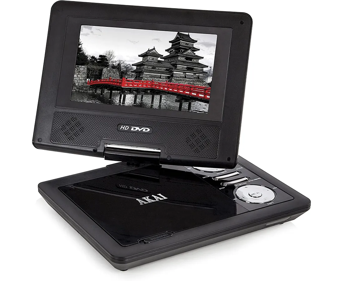 7" Portable DVD Player with Swivel Screen