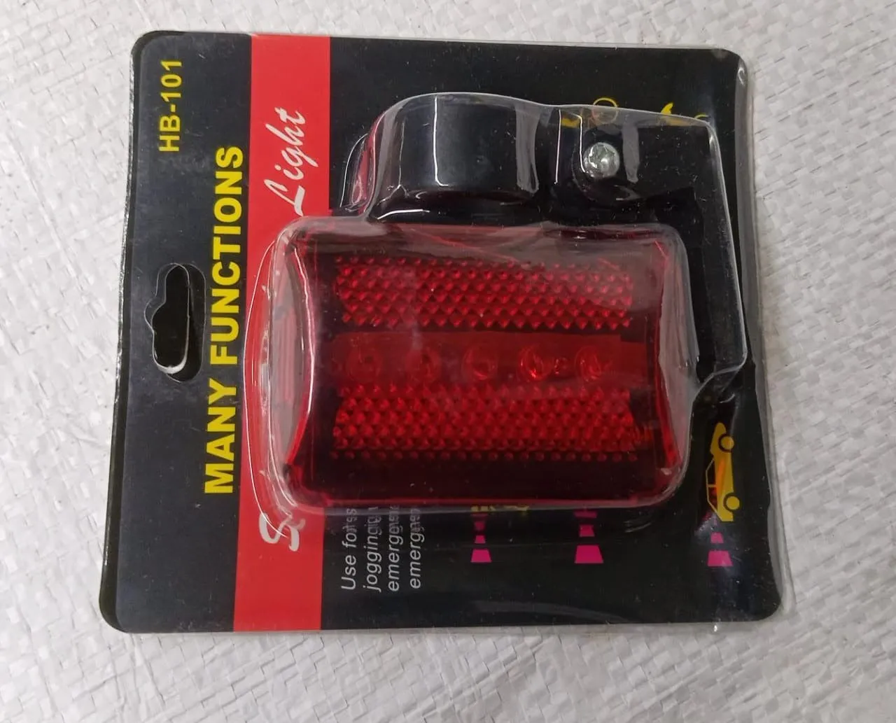 9068 Safety Flashing Light, 5 LED Light, 1 Piece, Red Light