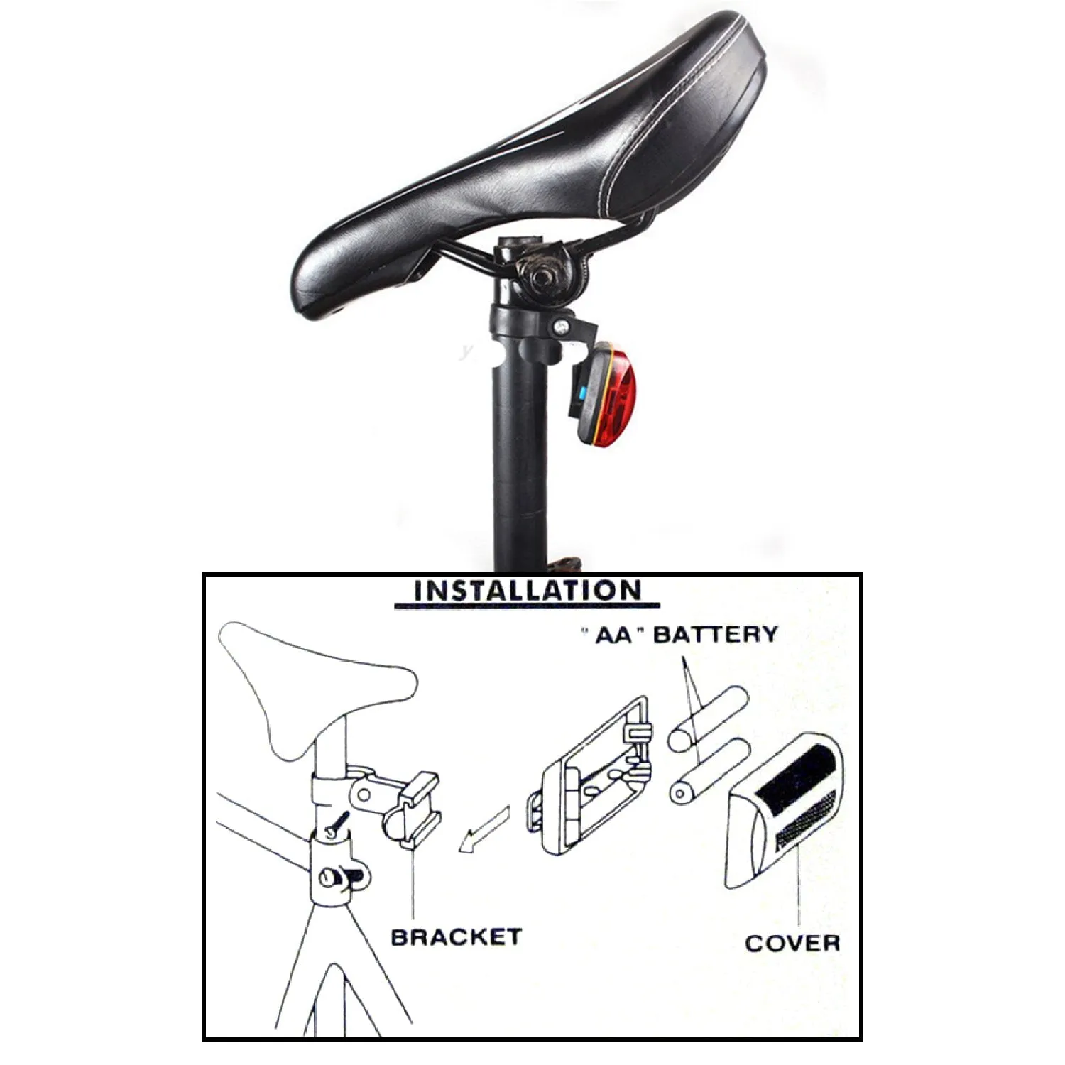 9068 Safety Flashing Light, 5 LED Light, 1 Piece, Red Light