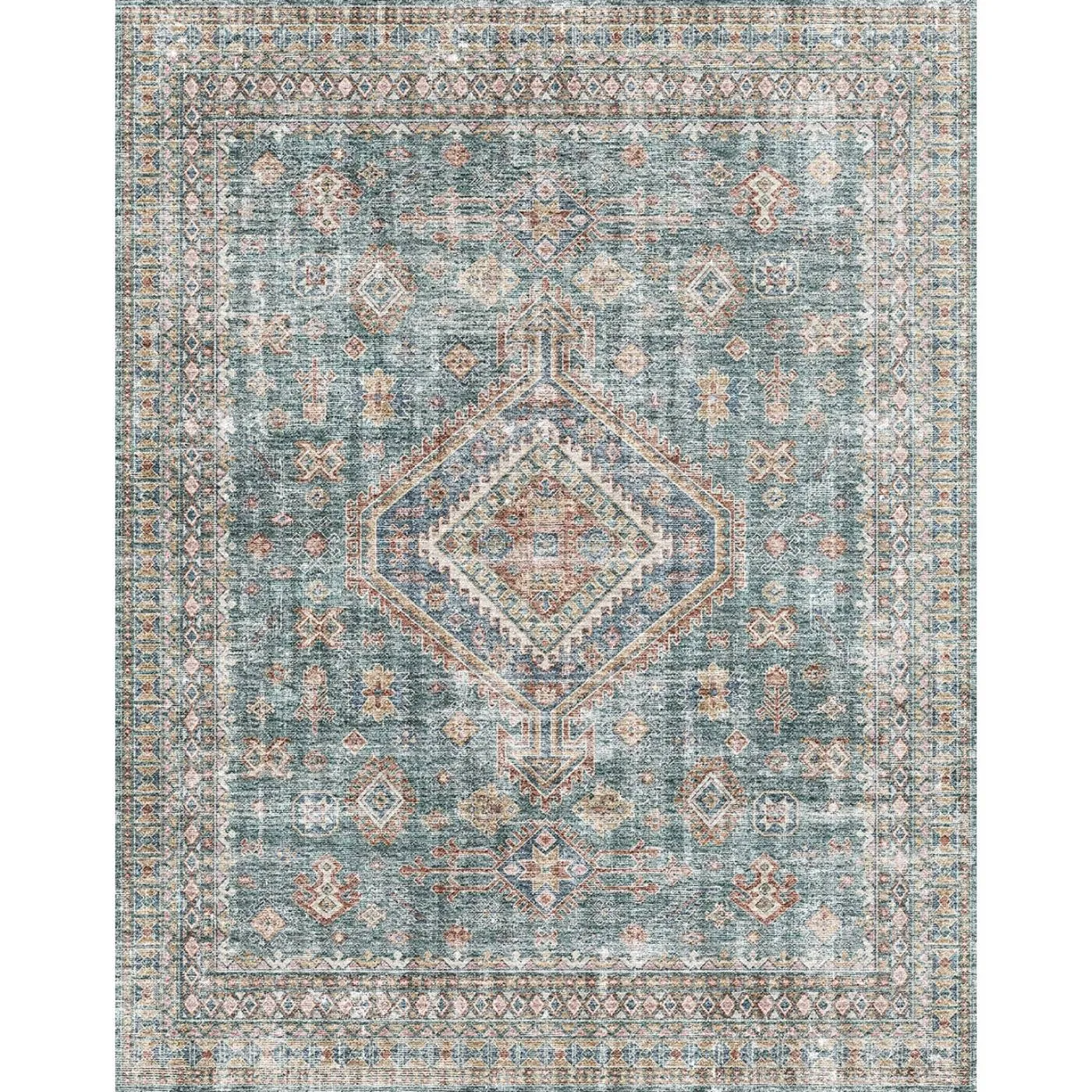 Abrama Green Rug