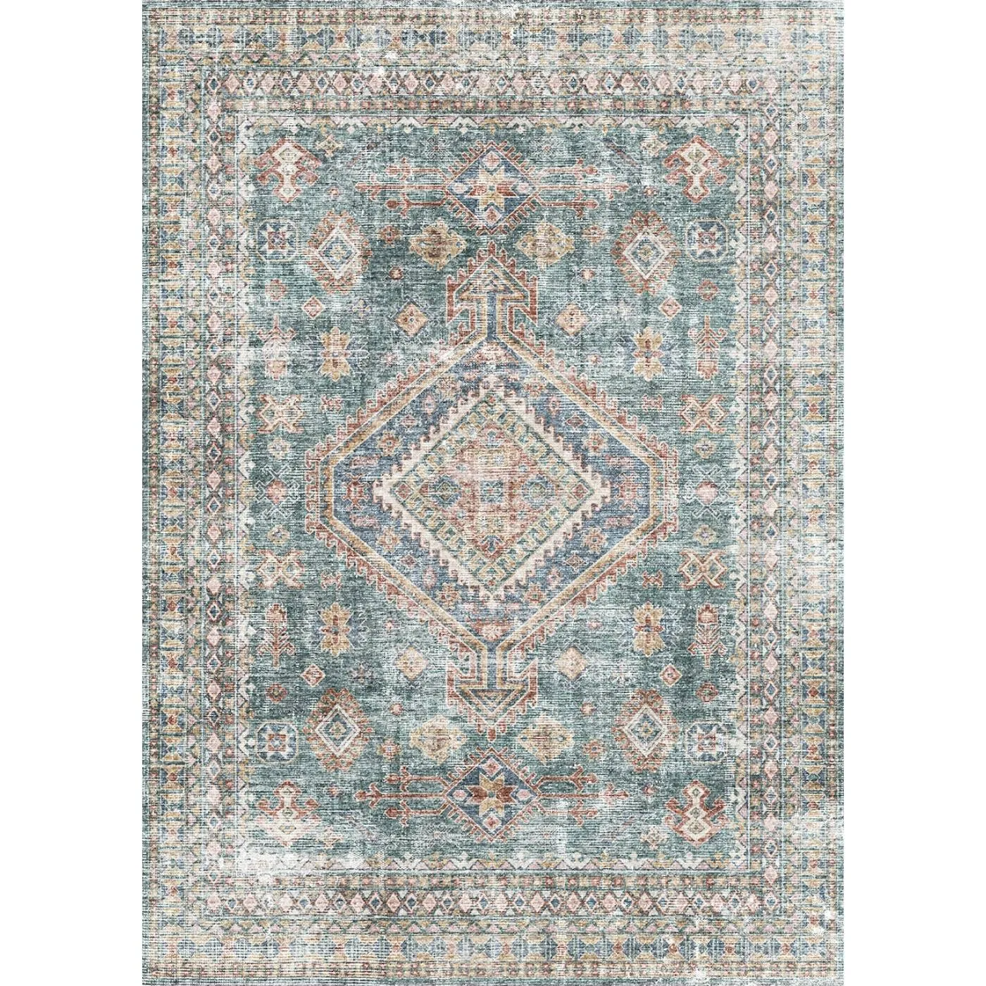 Abrama Green Rug