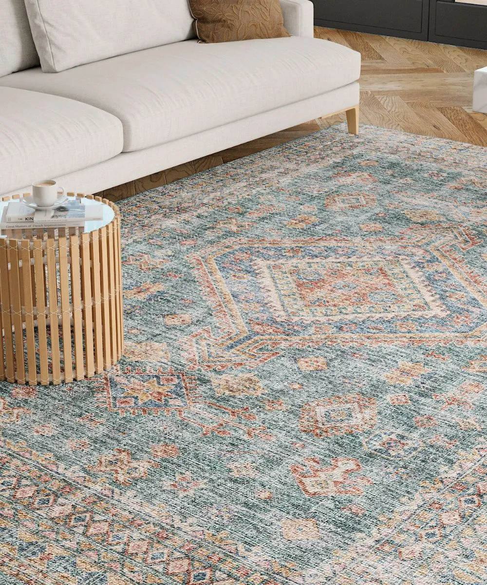 Abrama Green Rug