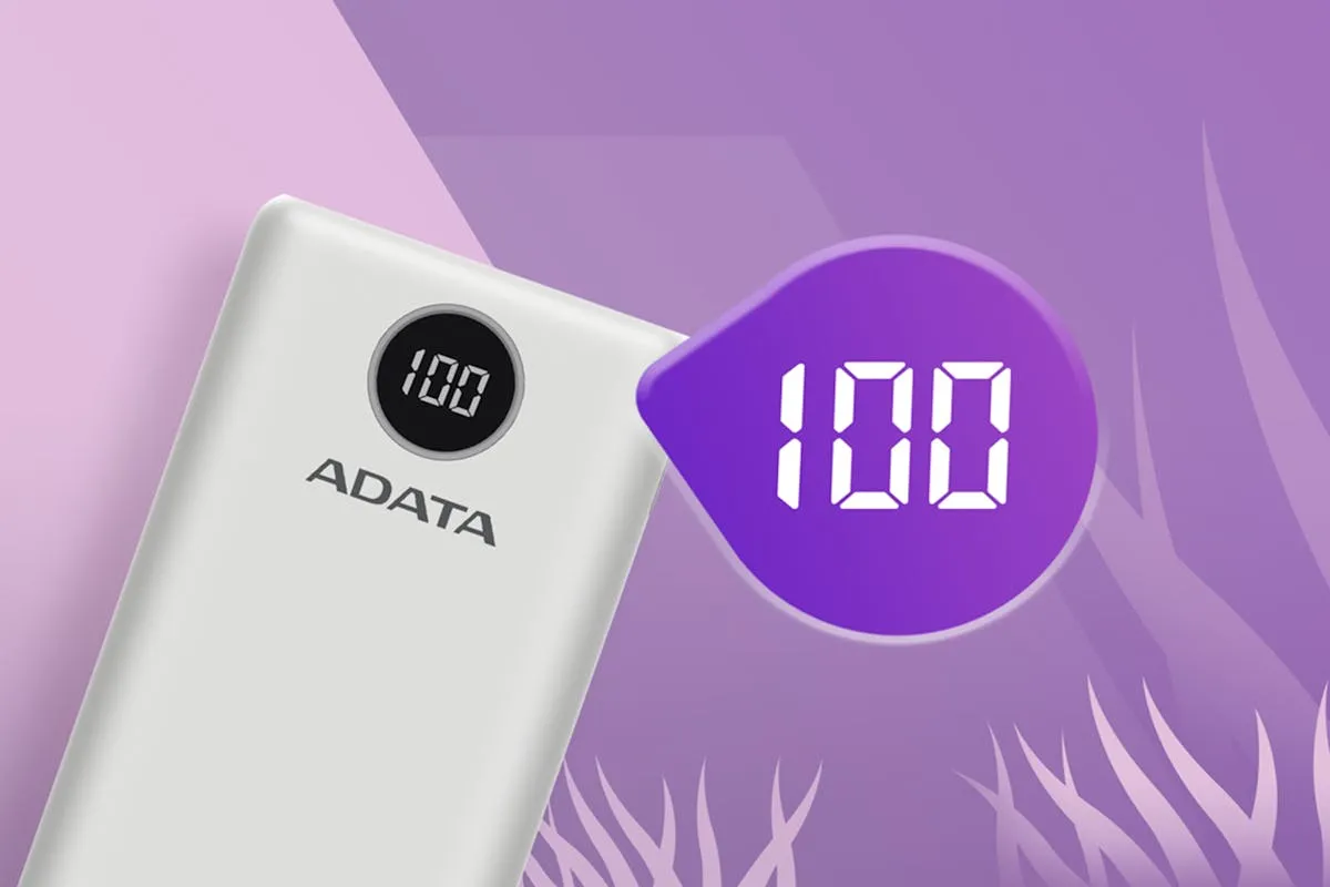 ADATA 20000mAh Portable Power Bank | White