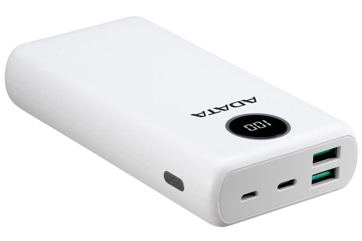 ADATA 20000mAh Portable Power Bank | White