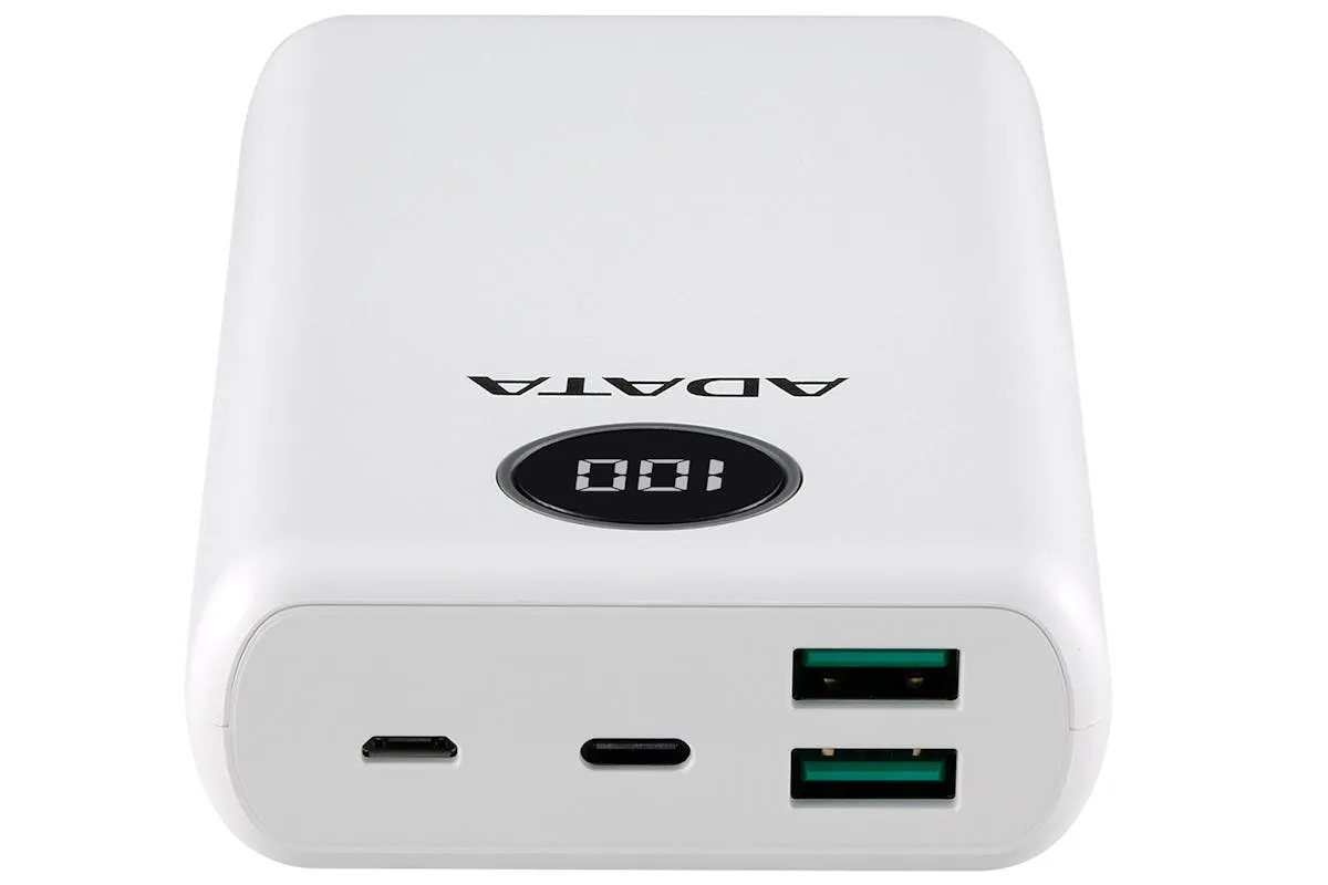 ADATA 20000mAh Portable Power Bank | White