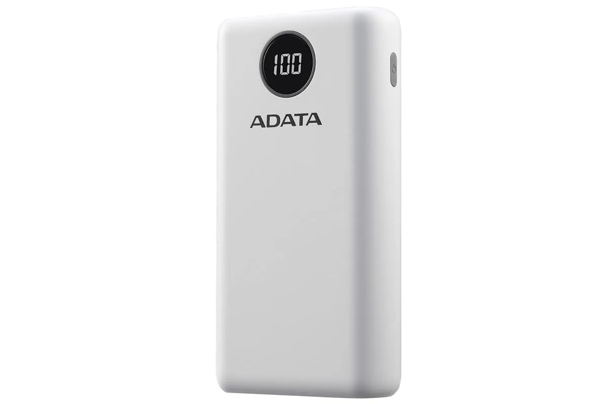 ADATA 20000mAh Portable Power Bank | White