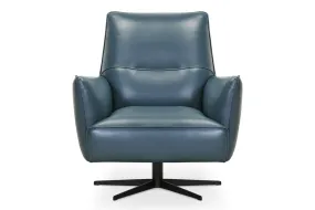 Alice Swivel Leather Armchair