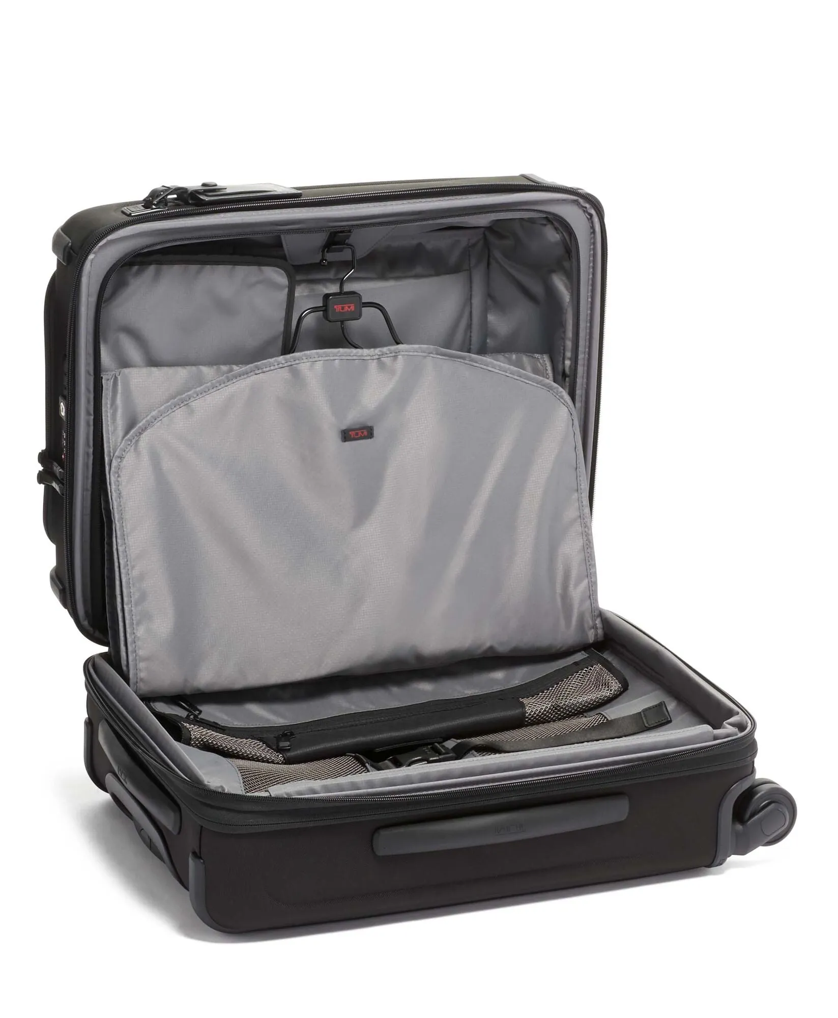 Alpha 3 Continental Dual Access 4 Wheeled Carry-On - Black