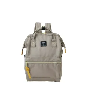 Anello Cross Bottle Backpack Small in Grey Beige