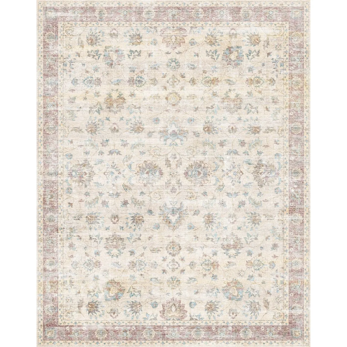 Aria Yellow Rose Lagoon Rug