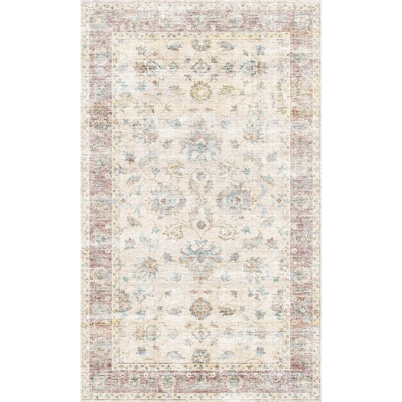 Aria Yellow Rose Lagoon Rug