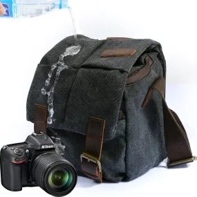 Arxus new Crossbody Shoulder Retro Camera Bag Waterproof Micro Single SLR Camera Pack