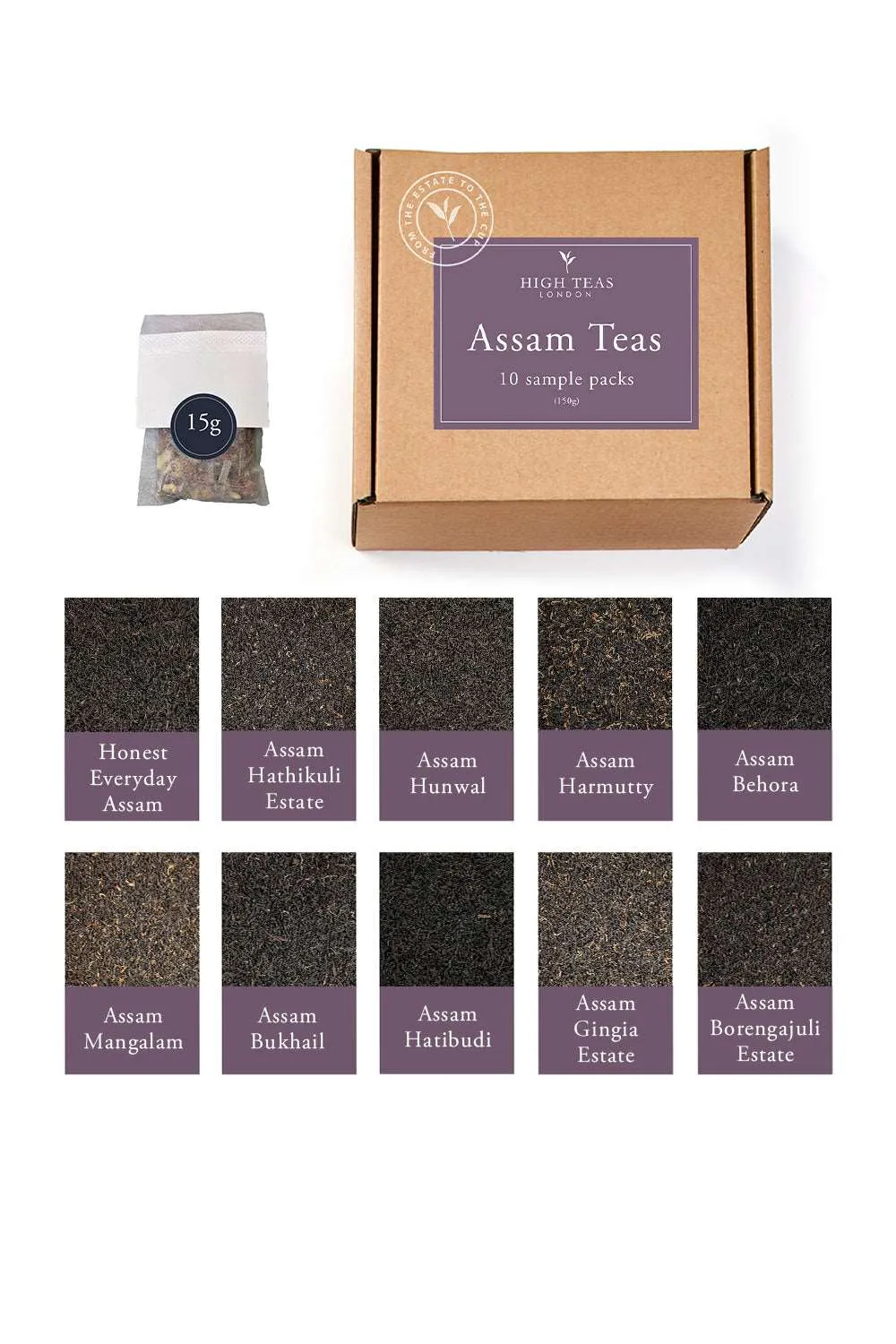 Assam Tea Sample Box (10 x 15g)