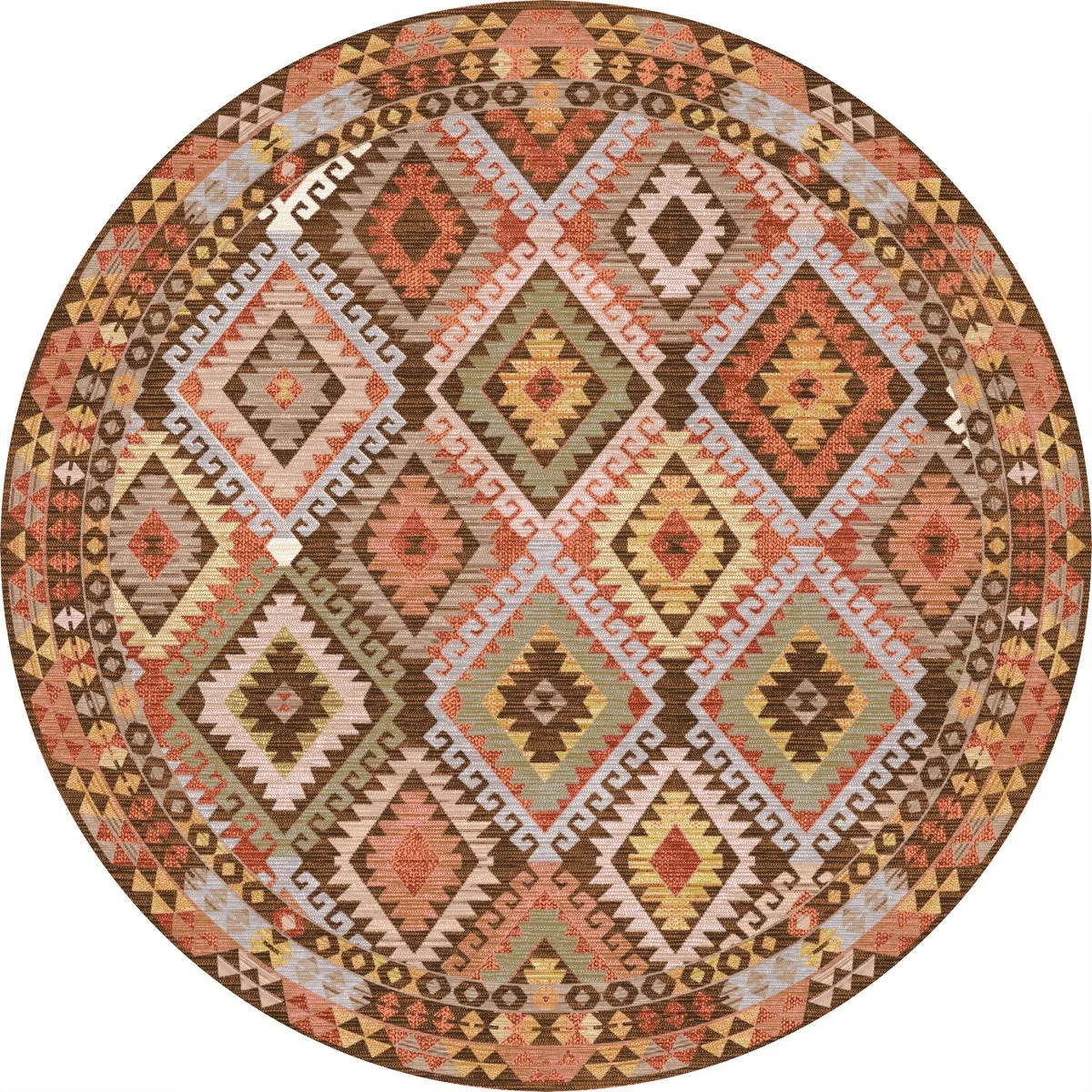 Assania Coral Multi Rug