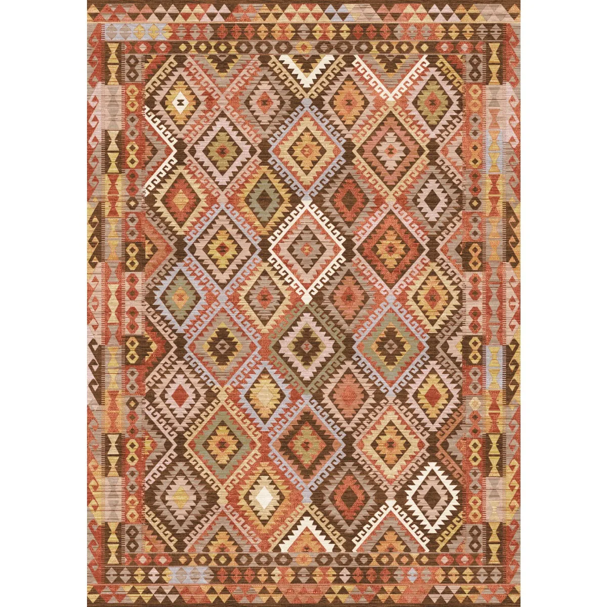 Assania Coral Multi Rug