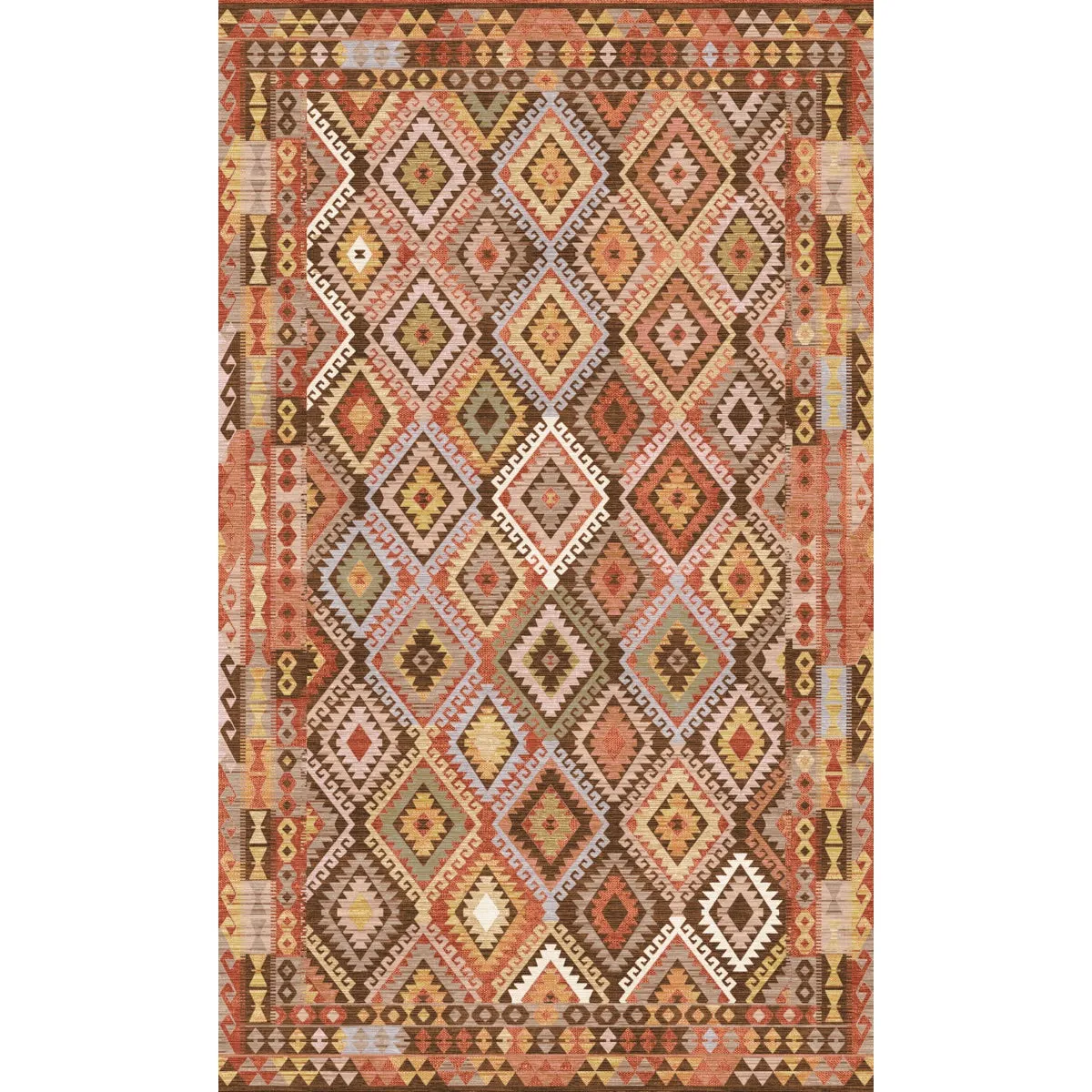 Assania Coral Multi Rug