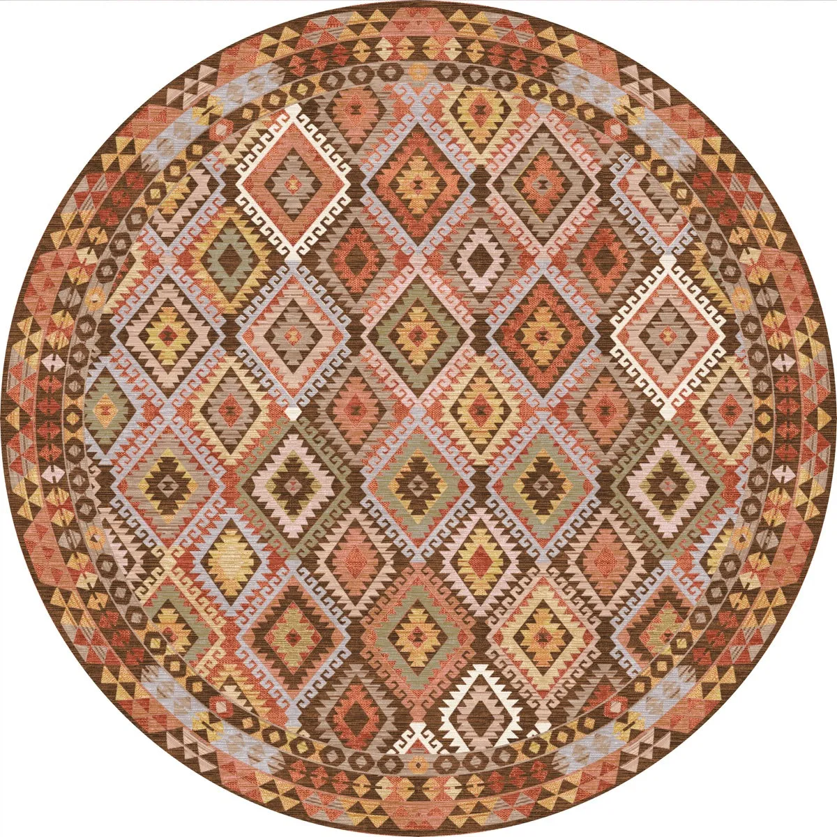 Assania Coral Multi Rug