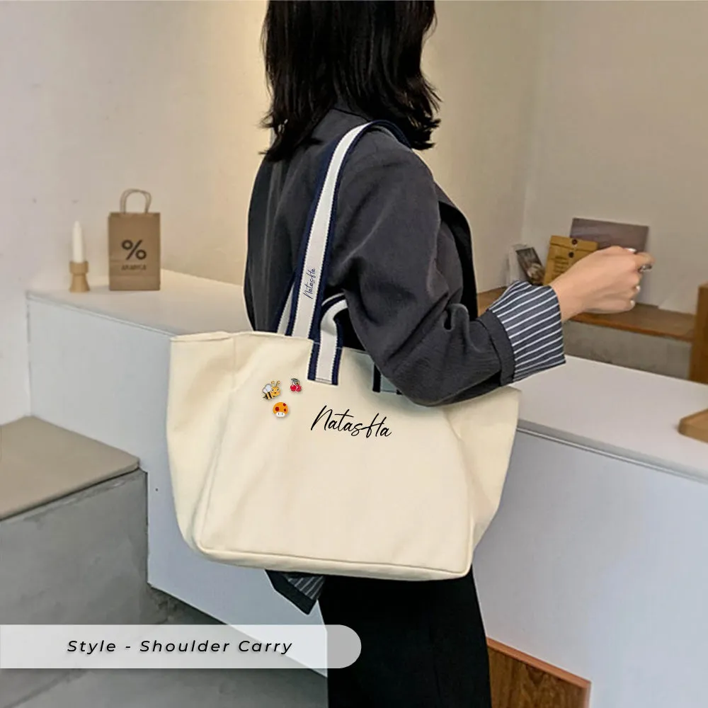 Auna Canvas Tote Bag