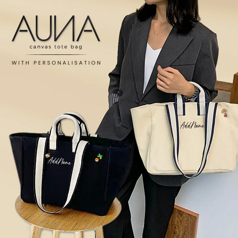 Auna Canvas Tote Bag