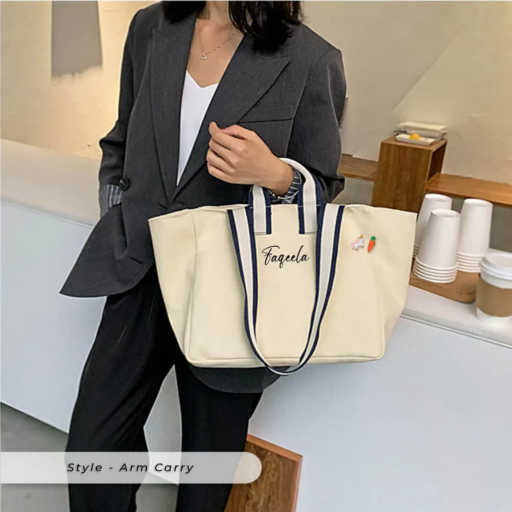 Auna Canvas Tote Bag