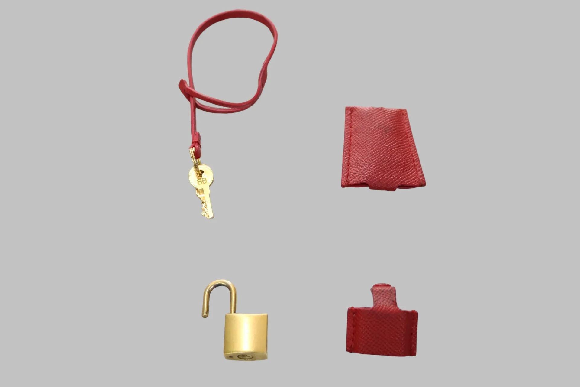 Balenciaga Red Ville Top Handle Crossbody Bag