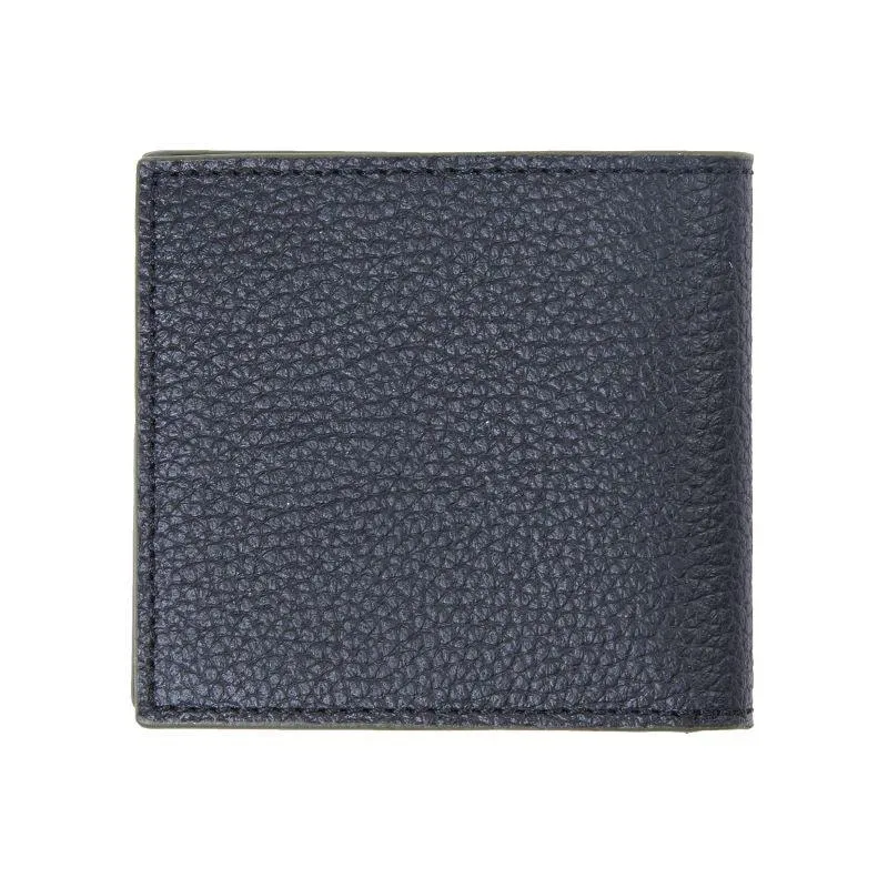 Barbour Grain Leather Mens Billfold Wallet - Black