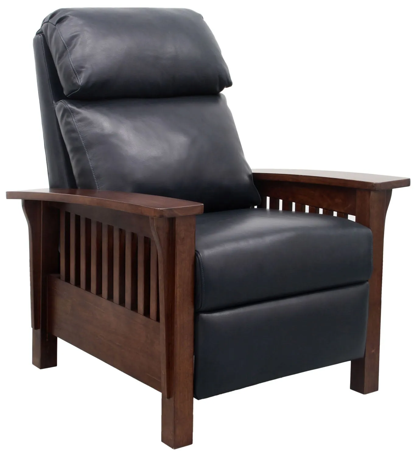 Barcalounger Mission Leather Push Back Recliner