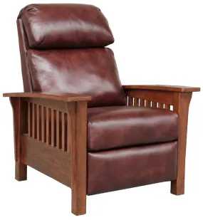 Barcalounger Mission Leather Push Back Recliner