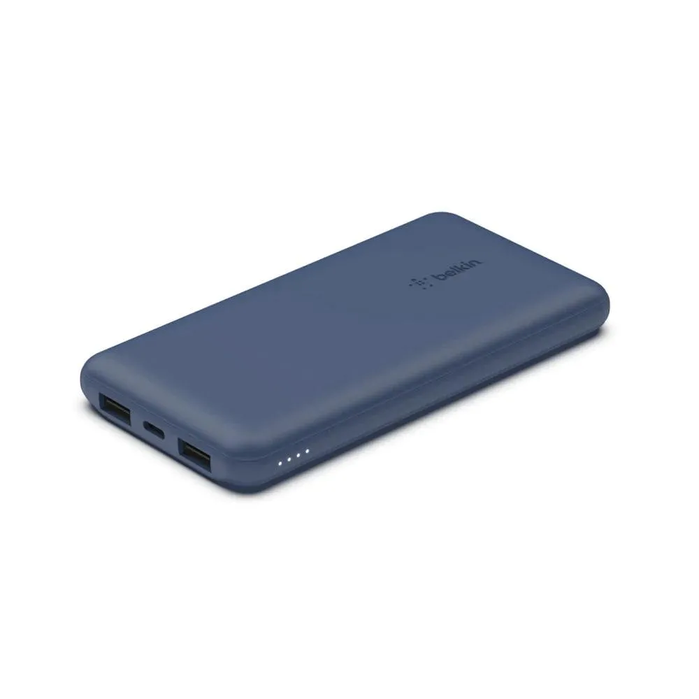 Belkin 10,000 mAh Power Bank 15W with USB C & Dual USB A Ports