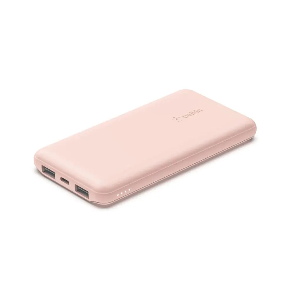 Belkin 10,000 mAh Power Bank 15W with USB C & Dual USB A Ports