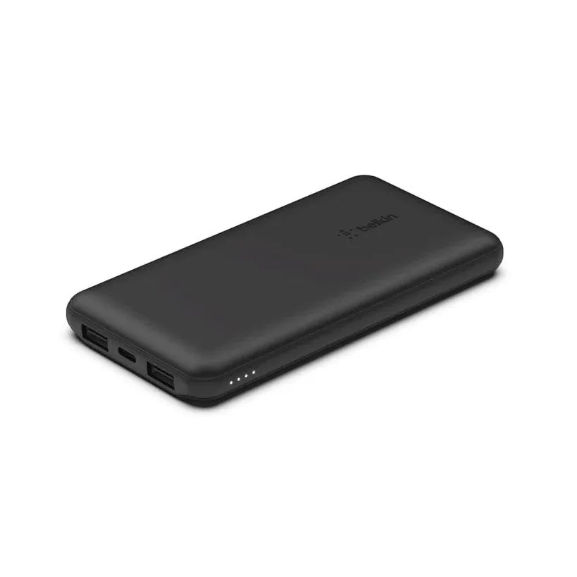 Belkin 10,000 mAh Power Bank 15W with USB C & Dual USB A Ports