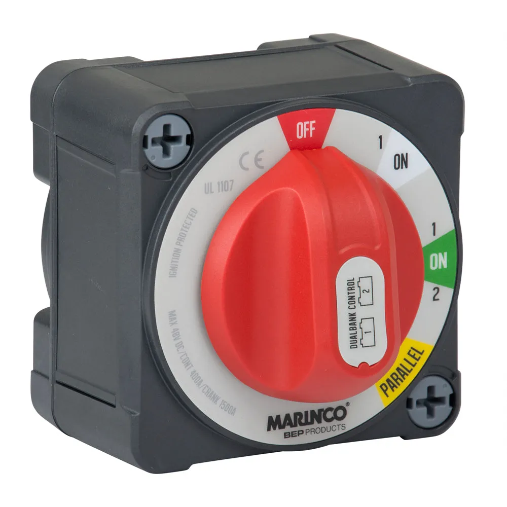 BEP Pro Installer 400a EZ-Mount Dual Bank Control Battery Switch - MC10 [772-DBC-EZ]