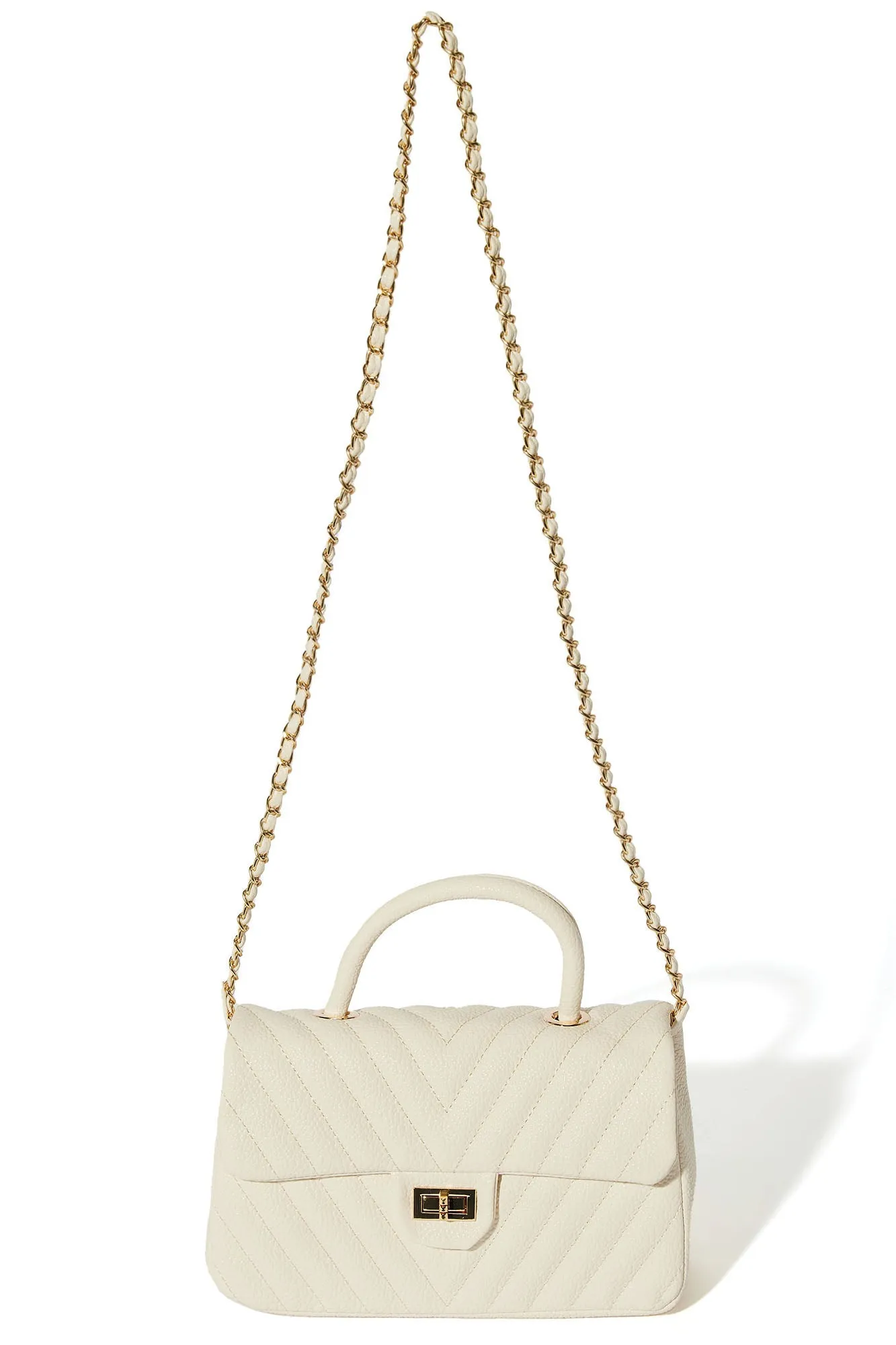 Better Things Are Coming Handbag - White