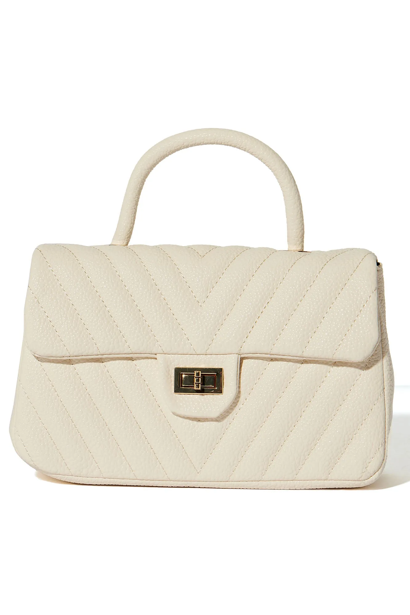 Better Things Are Coming Handbag - White