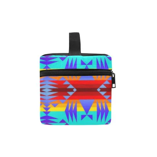 Between the Mountains Fire Cosmetic Bag/Large