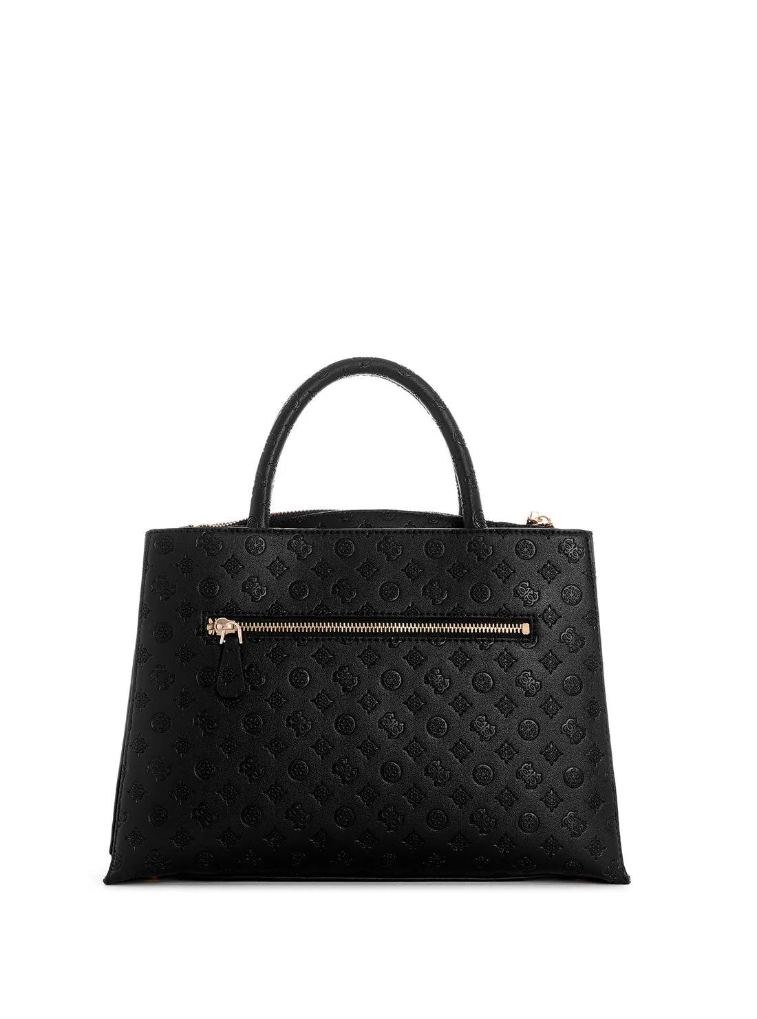 Black Logo Arlena Girlfriend Satchel Bag