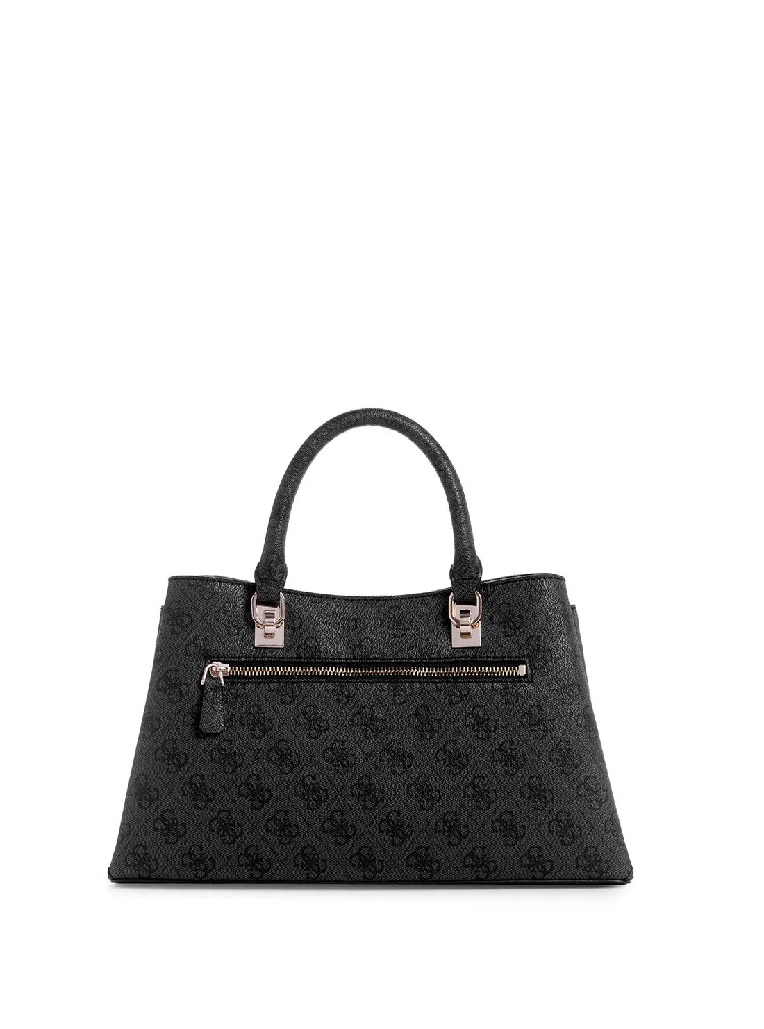 Black Logo Eliette Girlfriend Satchel Bag