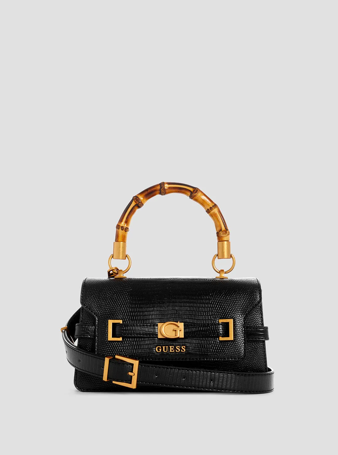 Black Sibel Top Handle Bag