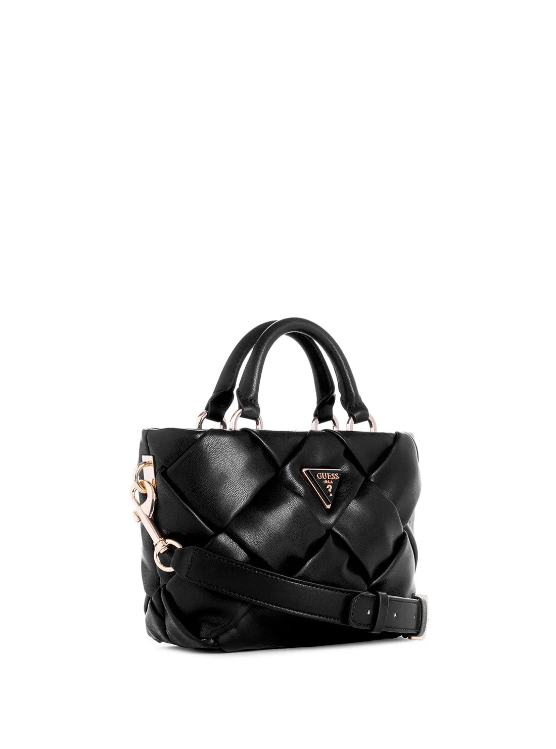 Black Zaina Mini Satchel Bag