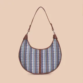 Bombay Houndstooth Hobo Bag