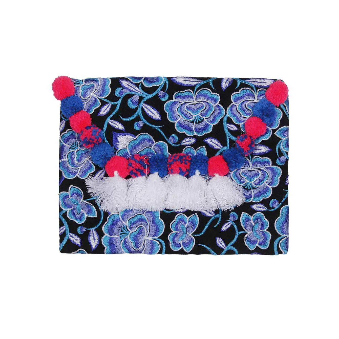 BUNDLE: Magnolia Flower Clutch Bag 6 Pieces - Thailand