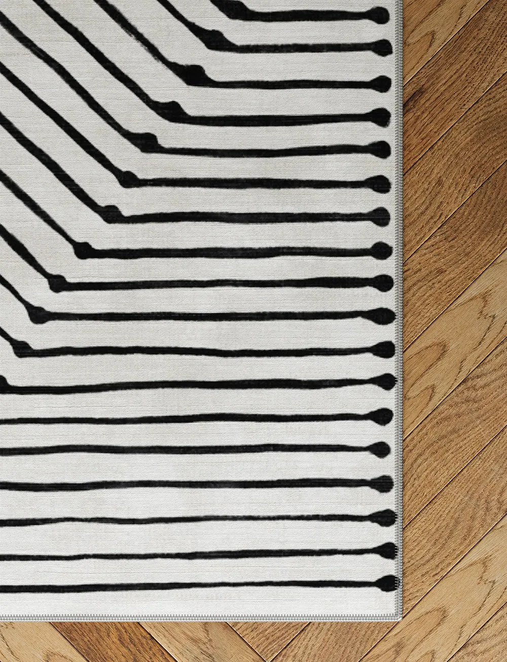 Calator Black & Ivory Rug